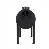 Дров'яна піч буржуйка Екожар Про 350 горизонтальна, фото 2