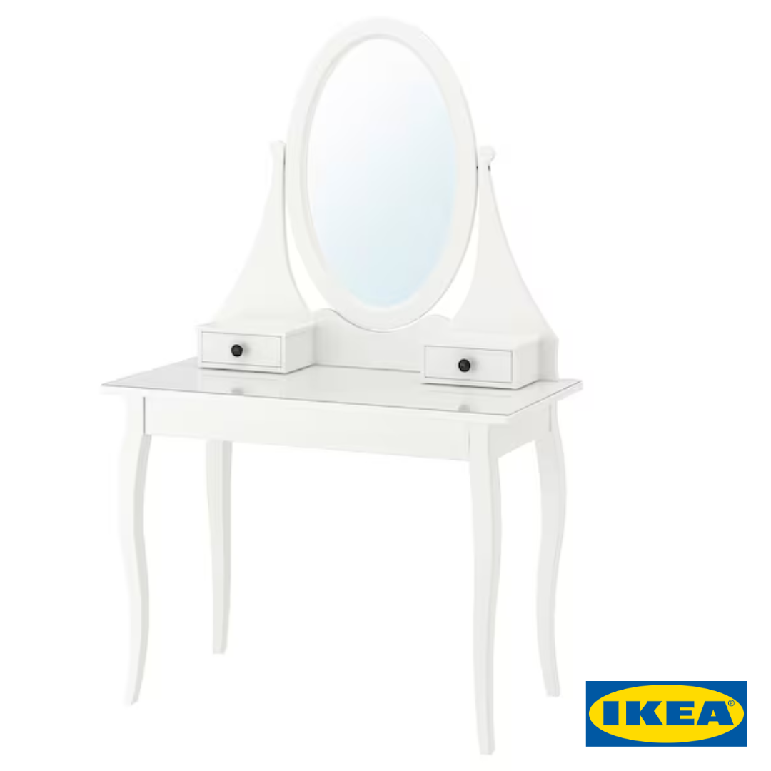 Туалетний столик IKEA HEMNES 100x50 см Білий 303.744.13