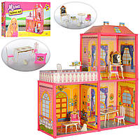 Будиночок 6984 для ляльки, фігурка, 2 поверхи, кор., 60-34-7,5см.