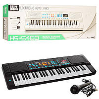Синтезатор HS5460A 54 клавіші, мікрофон, запис, USB, муз., бат., кор., 78-25,5-9,5 см.
