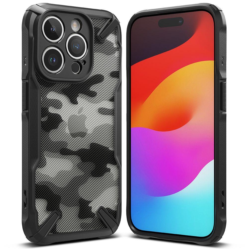 Чохол Fusion X до iPhone 15 Pro Camo Black (FX739E73), фото 1