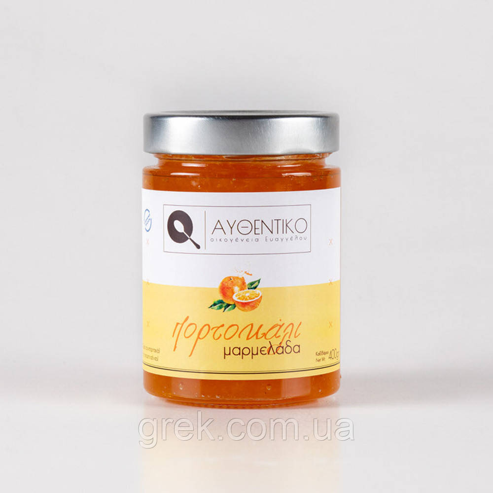 Джем з апельсинів ΑΥΘΕΝΤΙΚΟ 450 г, фото 1