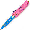 Ніж Microtech Combat Troodon Donut Pink Serrated Dagger, фото 2