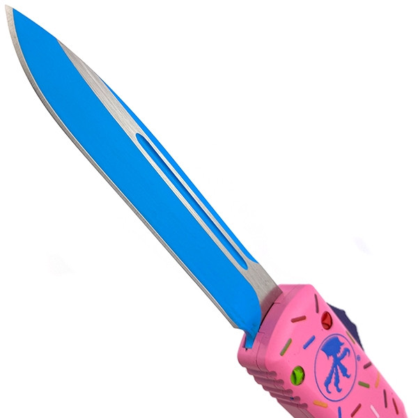Ніж Microtech Dessert Warrior Ultratech Donut Pink Drop Point, фото 1