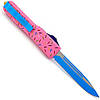 Ніж Microtech Dessert Warrior Ultratech Donut Pink Drop Point, фото 5