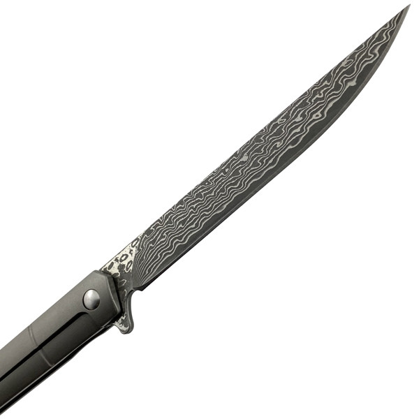 Ніж Scalpel Titanium TC014 | сталь VG10 Дамаск | рукоятка титан
