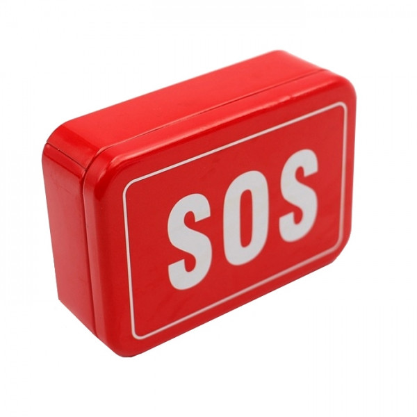 Бляшана коробка-контейнер SOS, фото 1