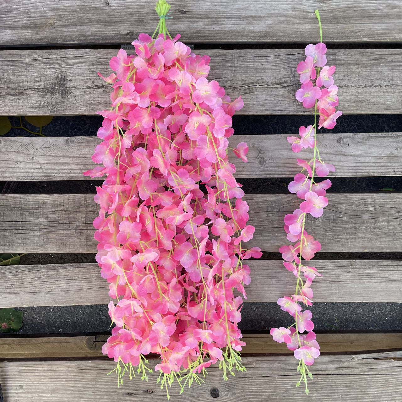 Декоративна гліцинія 60 см рожева, фото 1