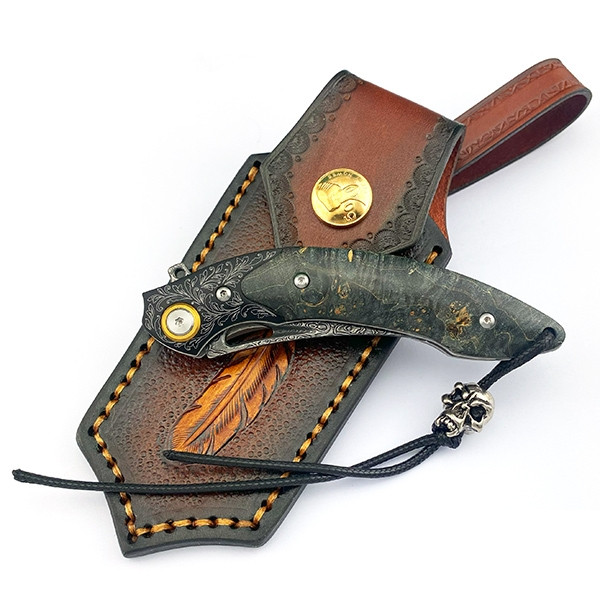 Ніж Damascus Wood JX003, фото 1