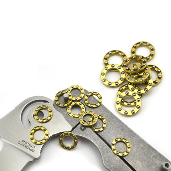 Сталевий однорядний шариковий підшипник (10.5 мм, латунь, пара), фото 1