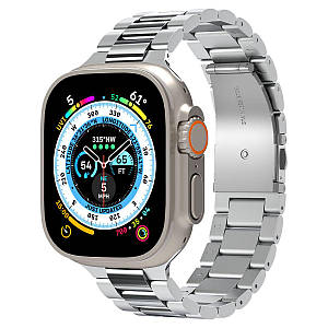 Ремінець Spigen Modern Fit Band 316L до Apple Watch 42/44/45/46/49mm Silver (AMP06356)