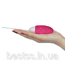 Віброяйце з дистанційним пультом управління IJOY Wireless Remote Control Rechargeable Egg Pink, фото 5