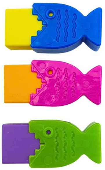 Гумка "Class" Fish з тримачем №4986C(12)(288), фото 1