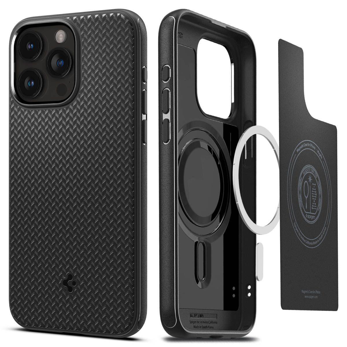 Чохол Spigen Mag Armor MagFit до iPhone 15 Pro Matte Black (ACS06736), фото 1