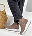 Жіночі демісезонні Черевики снікерси осінні на платформі танкетці, кросівки весняні жіночі на байці, фото 9