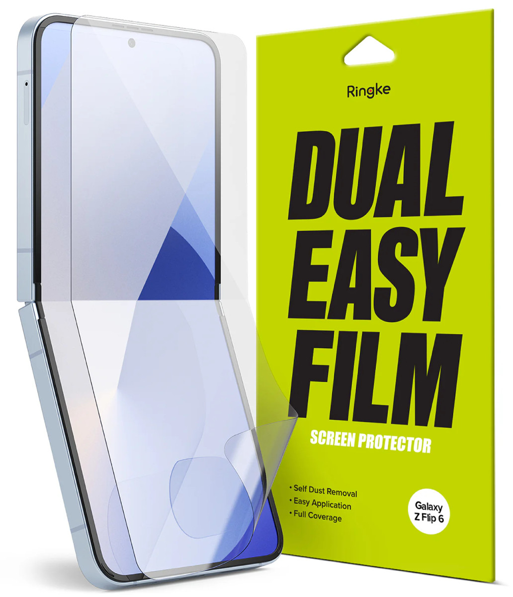 Захисна плівка Ringke Dual Easy Film 2-pack до Samsung Galaxy Flip 6 Clear (D2E881), фото 1
