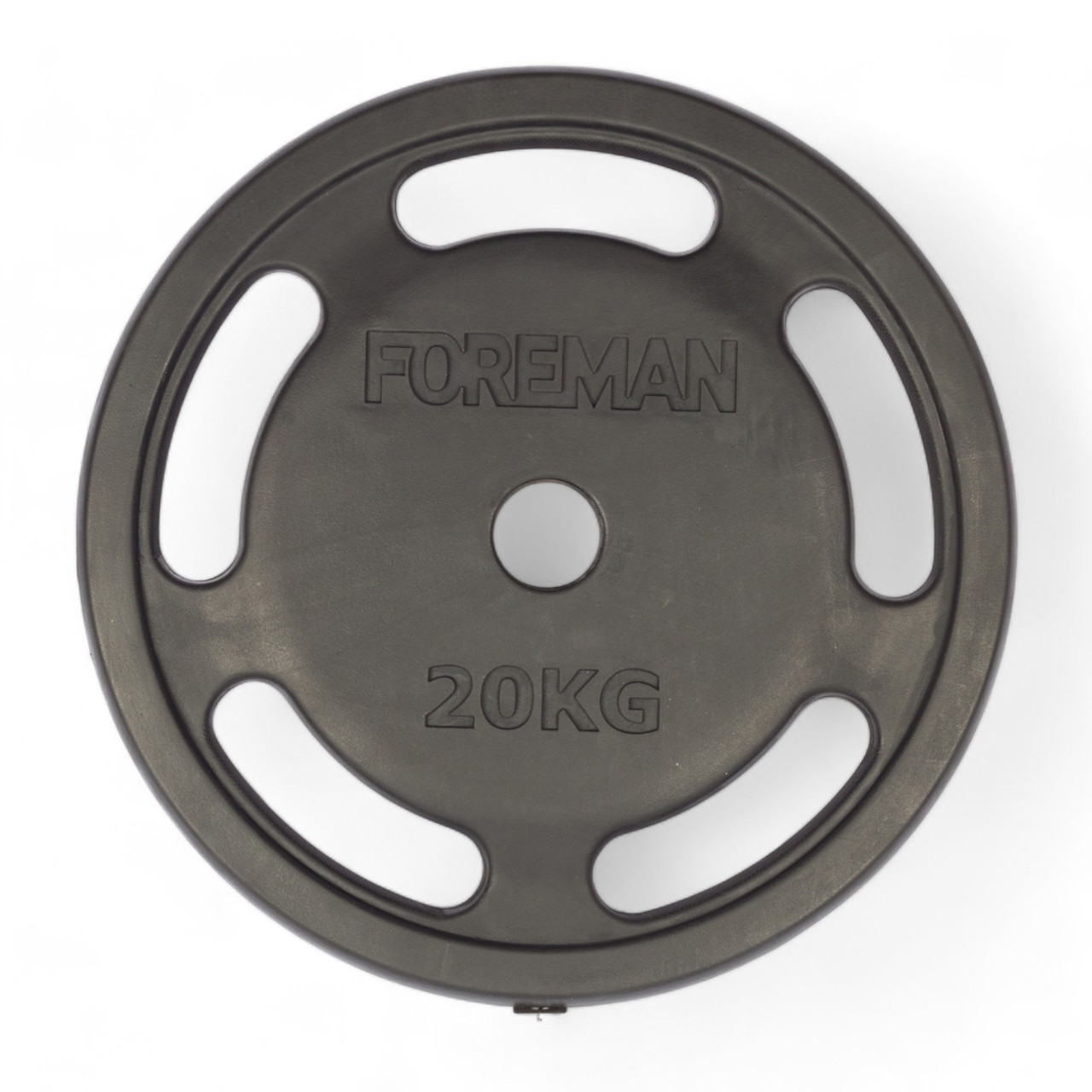 Диск олімпійський Foreman ROEZH 5-Grip, 25 кг (чорний), FM-ROEZH-25-BK, фото 1