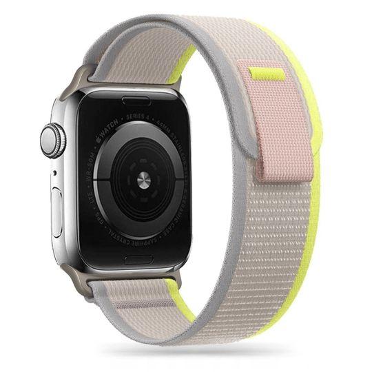 Ремінець Tech-Protect Nylon до Apple Watch 3/4/5/6/SE/7/8/9/ULTRA (42/44/45/49mm) Beige