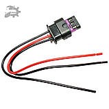 Роз'єм паркувального датчика A1 Audi 4F0973703 7615490-04 1-1718652 C, фото 2