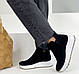 Жіночі демісезонні Черевики снікерси осінні на платформі танкетці, кросівки весняні жіночі на байці, фото 5