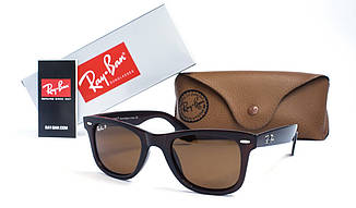 Ray Ban Wayfarer 2140-901p-br SunGlasses 2140-901p-br (o4ki-13514)