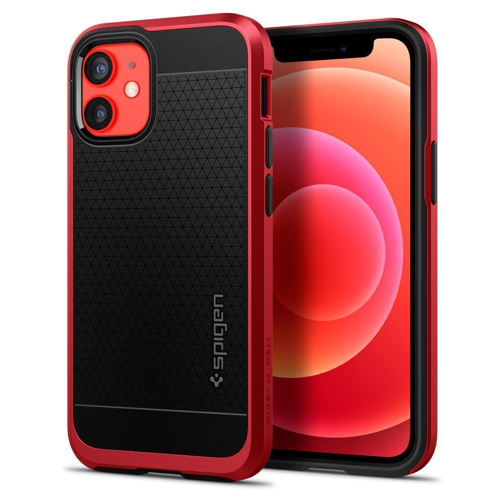 Чохол Spigen Neo Hybrid для iPhone 12 Mini Red (ACS02260), фото 1