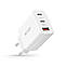 Мережевий зарядний пристрій-адаптер Tech-Protect C30W 3-port Network Charger PD30W /QC3.0 White (9490713935262), фото 3