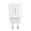 Мережевий зарядний пристрій-адаптер Tech-Protect C30W 3-port Network Charger PD30W /QC3.0 White (9490713935262), фото 4