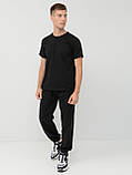 Чорна чоловіча Футболка класична Fruit of the loom Valueweight 100% бавовна базова M, фото 4