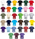 Чорна чоловіча Футболка класична Fruit of the loom Valueweight 100% бавовна базова M, фото 7