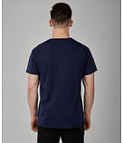 Глибоко-темно-синя Чоловіча Футболка класична Fruit of the loom Valueweight 100% бавовна однотонна M, фото 8