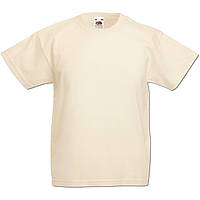 Дитяча футболка Класична Fruit of the loom 100% бавовна valueweight kids тілесний, 104