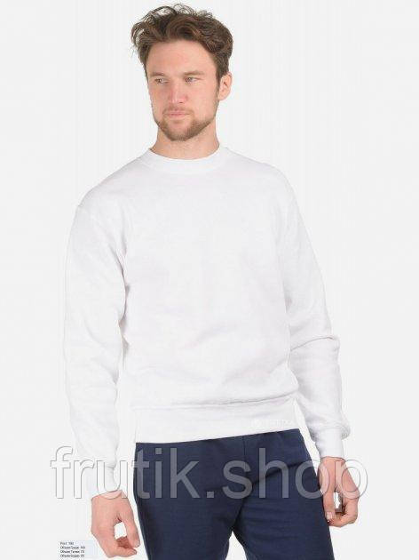 Чоловічий світшот з начосом на тонкому флісі Classic Raglan Sweat реглан светр жіноча Білий, S