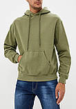 Чоловіча кофта худі Fruit of the loom CLASIC HODED SWEAT з капюшоном на тонкому флісі Шоколадний, S, фото 7