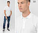 Чоловічі футболки-поло Fruit of the loom 65/35 polo з коміром Білий, S - фото 4 - id-p2336678551