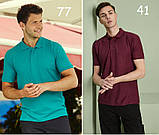 Чоловіча футболка поло Fruit of the loom polo з коміром Темно-синій, S, фото 10