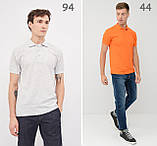 Чоловіча футболка поло Fruit of the loom polo з коміром Темно-синій, S, фото 11
