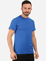Чоловіча щільна футболка Gildan Heavy Cotton 180 г/м базова бавовна натуральна Яскраво-синій, S