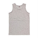 Чоловіча майка з бавовни Fruit of the loom athletic vest на літо однотонна Глибоко-темно-синій, S, фото 10