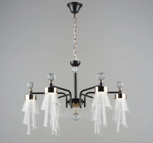 Люстра світлодіодна Sirius Wattrelos B NH6172/6 COFFEE+FGD 72W