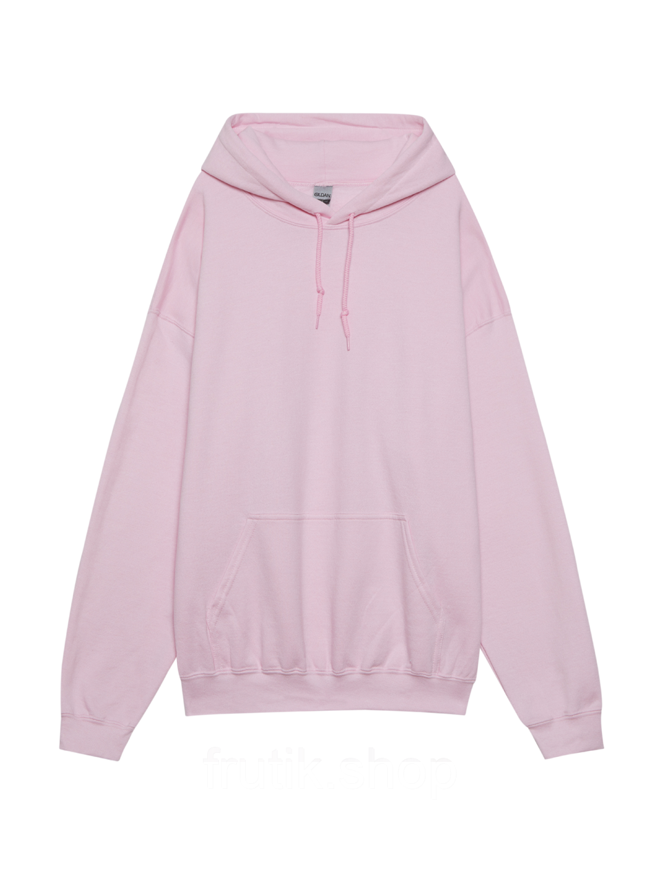 Толстовка чоловіча Gildan з начосом Heavy Blend Hoodie з капюшоном на тонкому флісі Світло рожевий, S