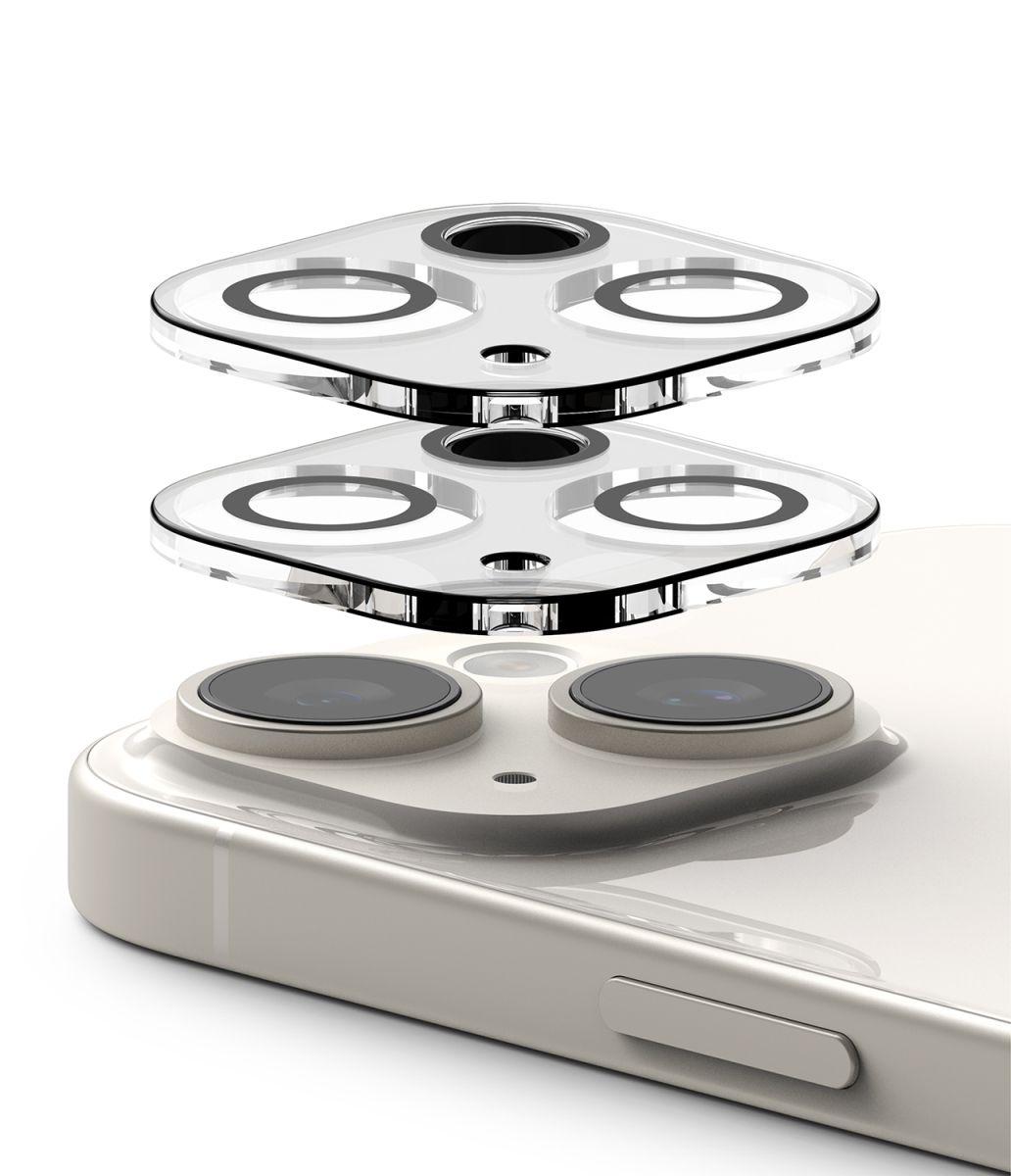 Скло на камеру Ringke Camera Full Cover Glass 2-Pack до iPhone 15 / 15 Plus Clear (C1G039)