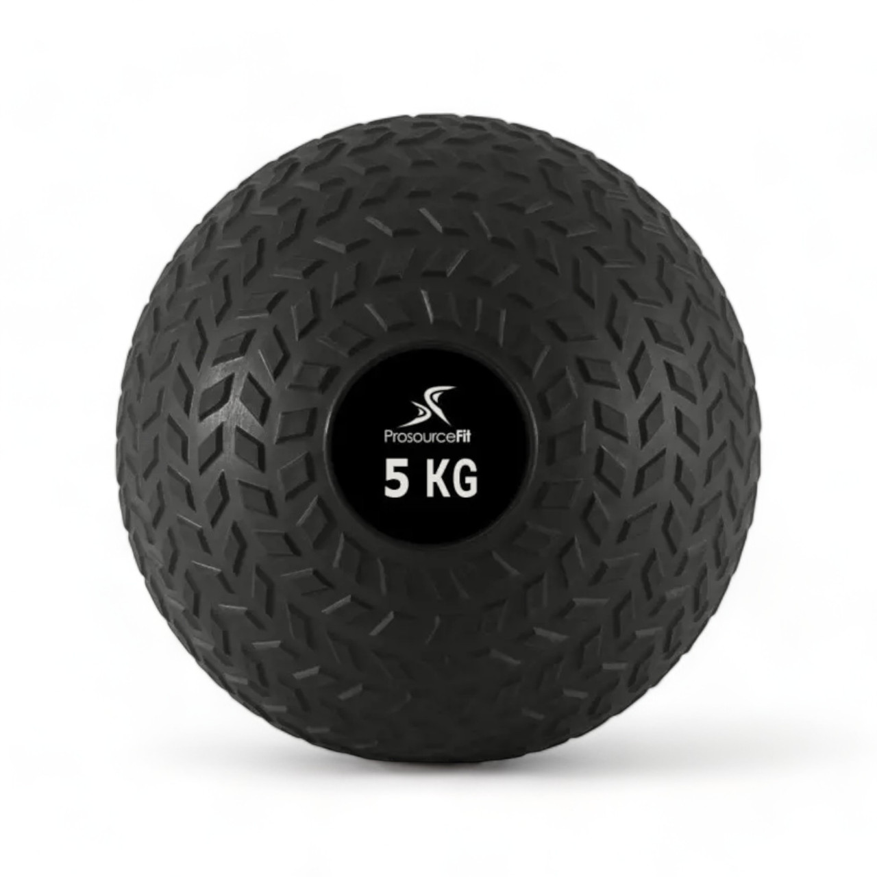 Мяч набивний ProsourceFit Tread Slam Ball, 5 кг (чорний), PS-2221-5-BK, фото 1