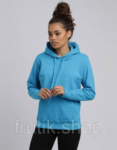 Жіноча худа товстування LADY CLASIC HODIE з капюшоном на тонкому флісі Ультрамарин, S