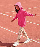 Дитяча ТУЛСТІВКА ХУДИ з капюшоном на тонкому флісі Kids Classic Hooded Sweat 6204 Чорний, 5-6, фото 8