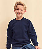 Дитячий Світшот на тонкому флісі Реглан Classic raglan sweat kids унісекс Яскраво-синій, 3-4, 3-4, фото 9