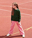 Дитячий Світшот на тонкому флісі Реглан Classic raglan sweat kids унісекс Яскраво-синій, 3-4, 3-4, фото 10