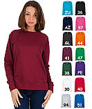 Жіночий світшот Fruit of the loom тонкий Lightweight Raglan Sweat lady-fit реглан светр Малиновий, S, фото 3