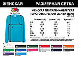 Жіночий світшот Fruit of the loom тонкий Lightweight Raglan Sweat lady-fit реглан светр Малиновий, S, фото 4