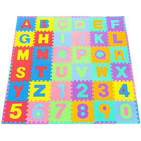 Пазл-мат дитячий ProsourceFit Kids Puzzle Mat, 9.5 мм (кольоровий), PS-K1001-3/8-MC